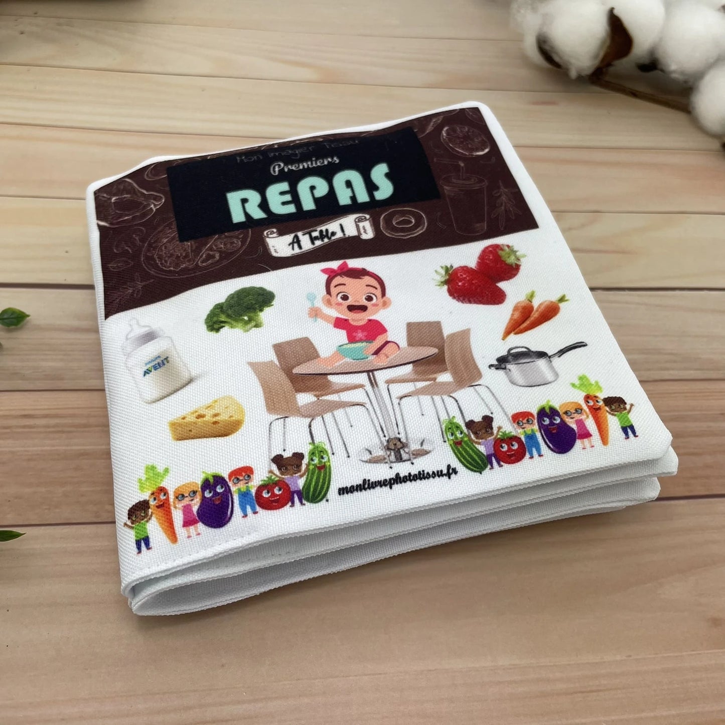 livre bébé repas fruits légumes