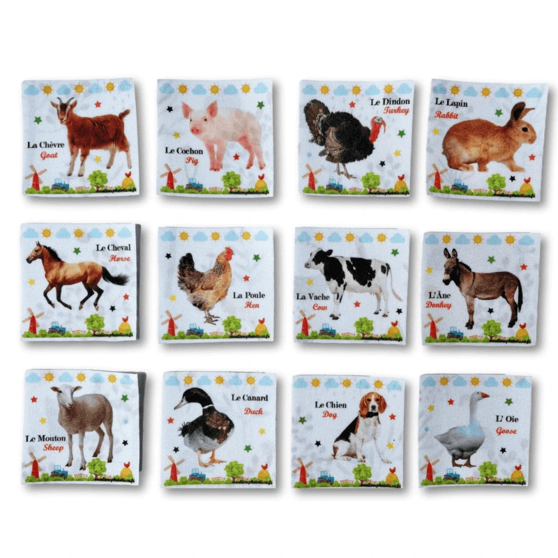 jeu memory animaux de la ferme