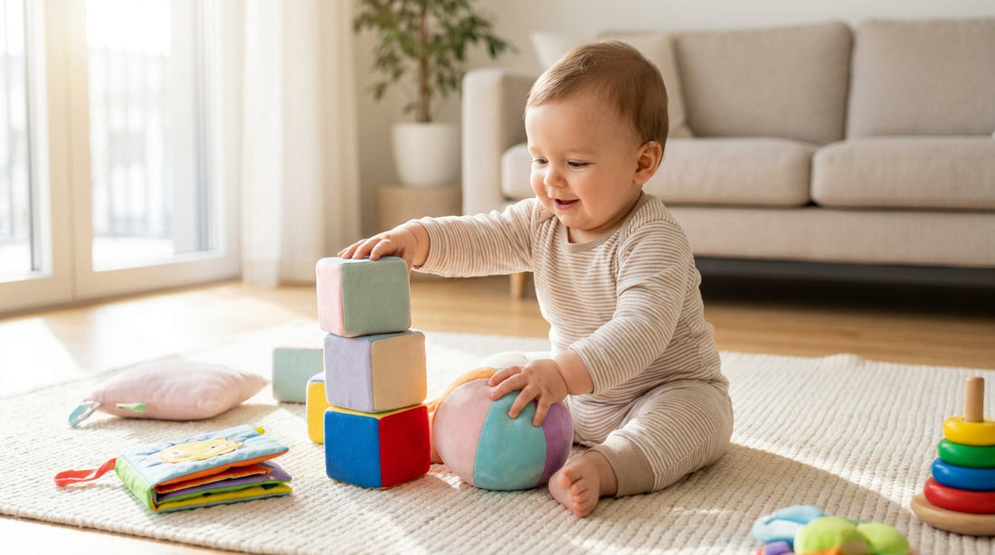 Quelles activités d'éveil proposer à un bébé de 12 mois ?