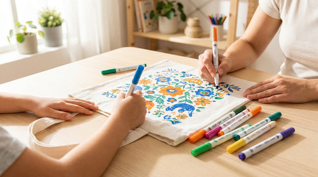 Découvrir le coloriage sur tissu lavable et réutilisable