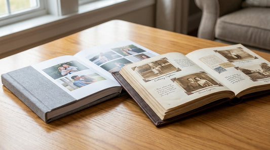 Livre photo en tissu vs album classique : le comparatif