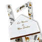 Maison à Doudou tissu Animaux de la savane, Pochette rangement doudou tétine