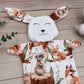 Doudou Lapin tissu Forest lapin écureuil et faon