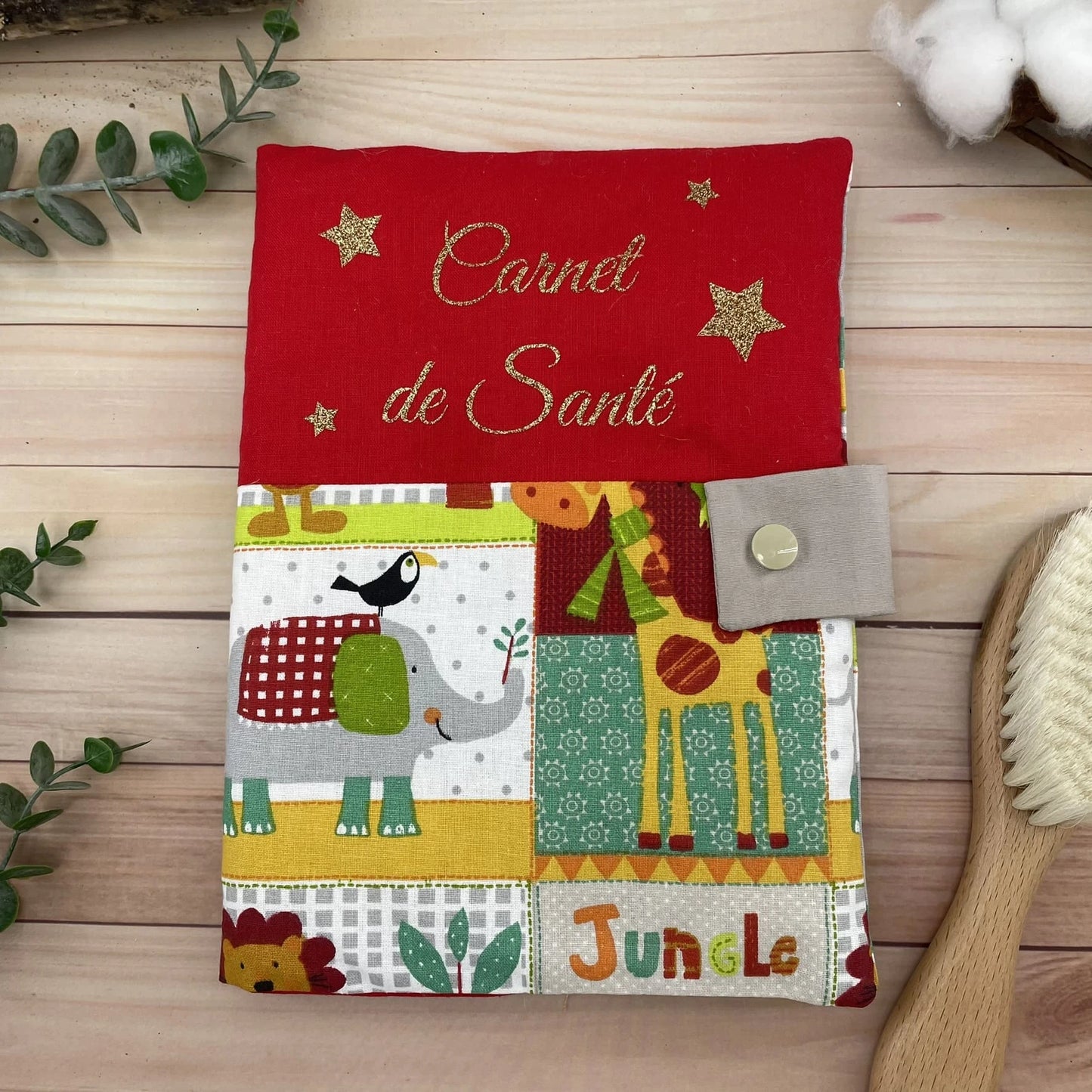 Protège Carnet de Santé Animaux Jungle