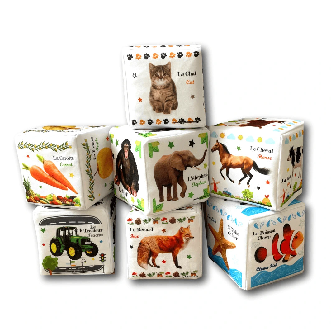 cube d'éveil jouet premier age bébé apprentissage language