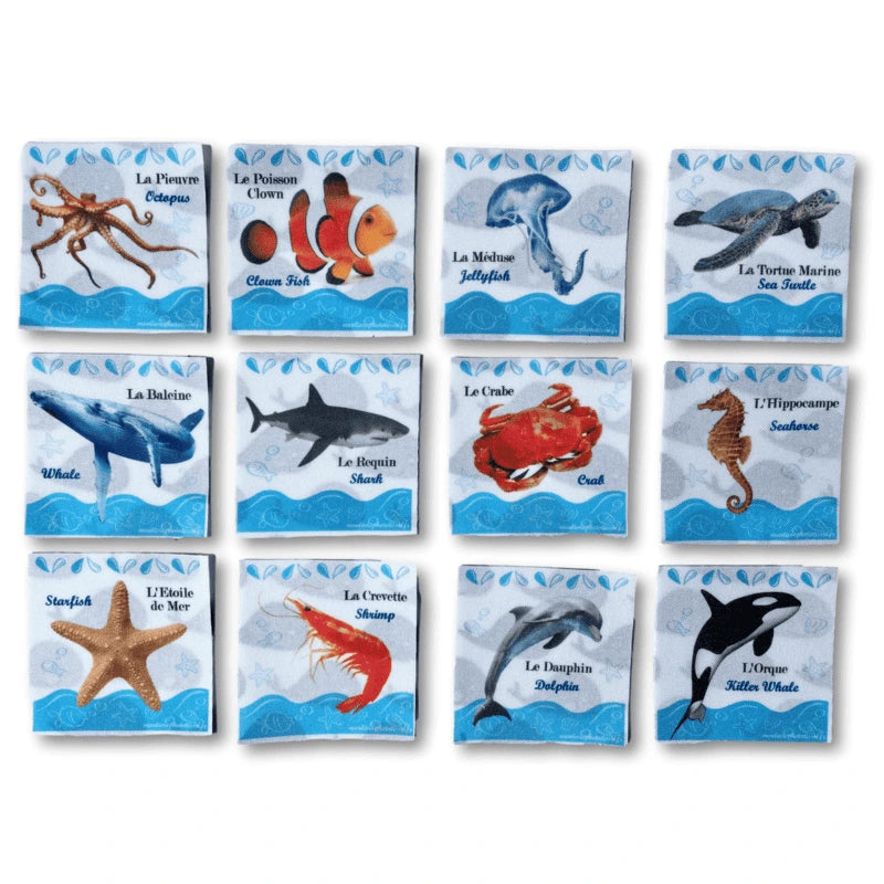 jeu memory animaux marins