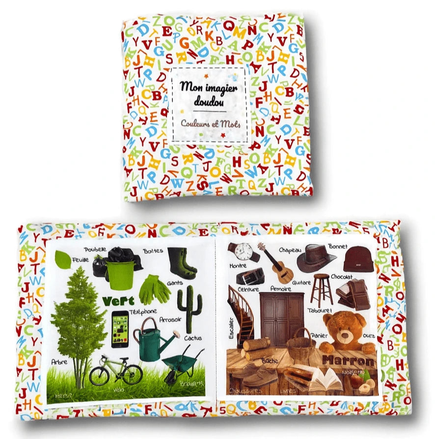 livre d'éveil bébé imagier couleurs vocabulaire