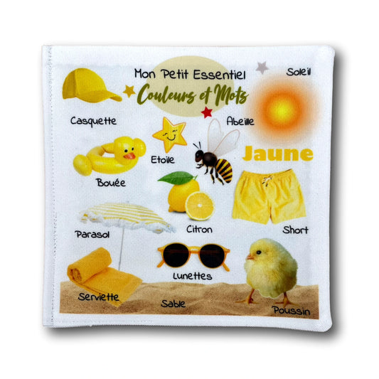 livre d'éveil couleurs et mots