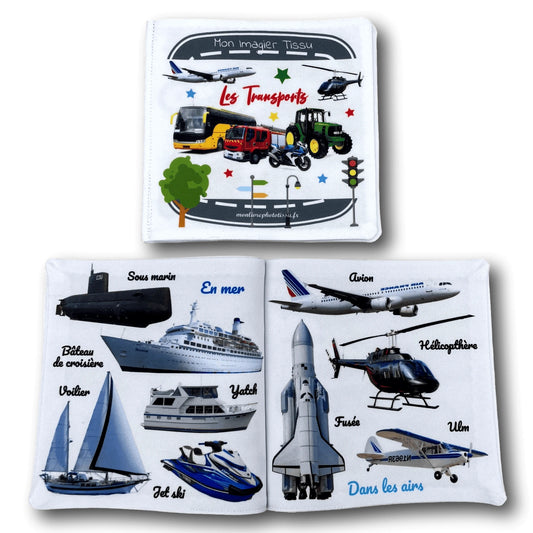 livre d'éveil bébé véhicules transports