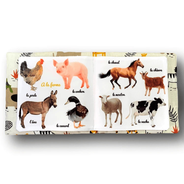 livre imagier bébé animaux ferme