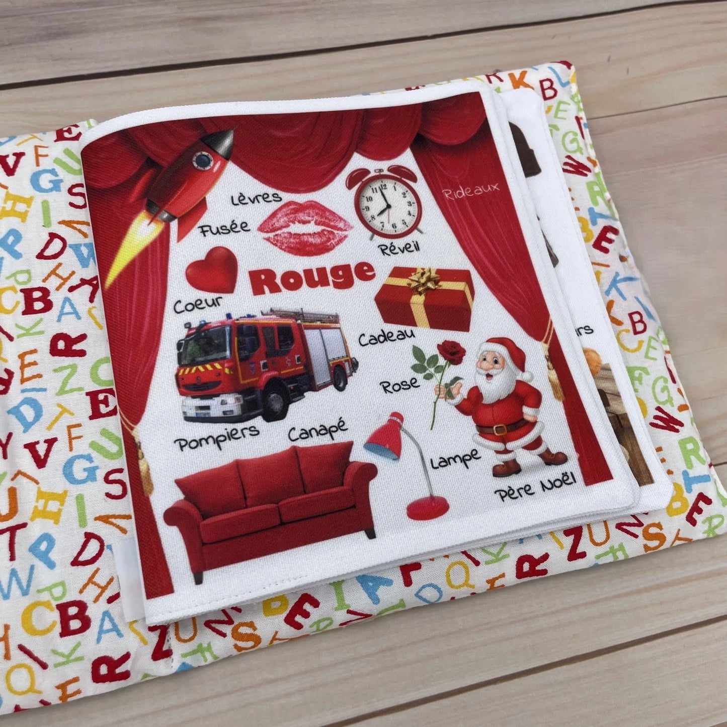 livre d'éveil imagier bébé apprentissage couleurs et mots