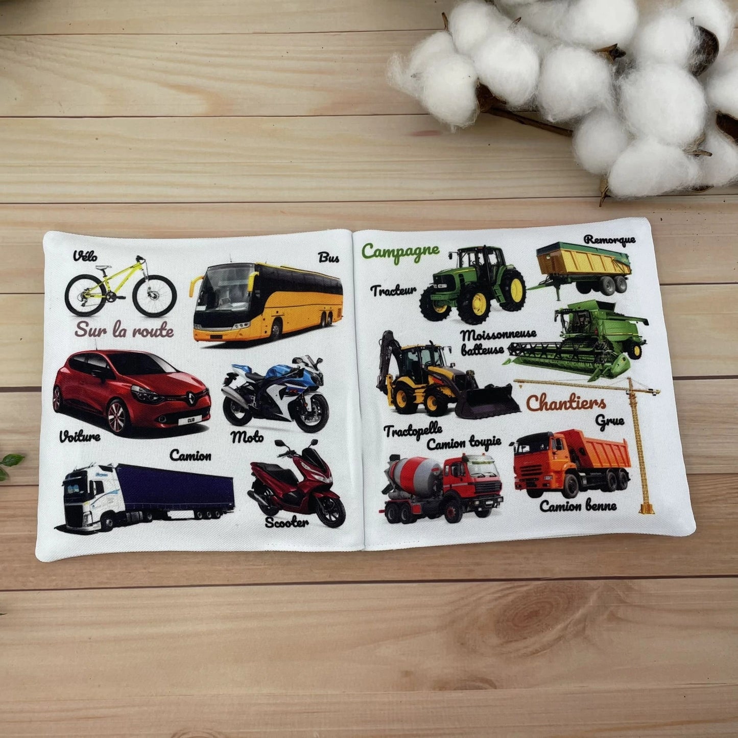 livre imagier bébé transports