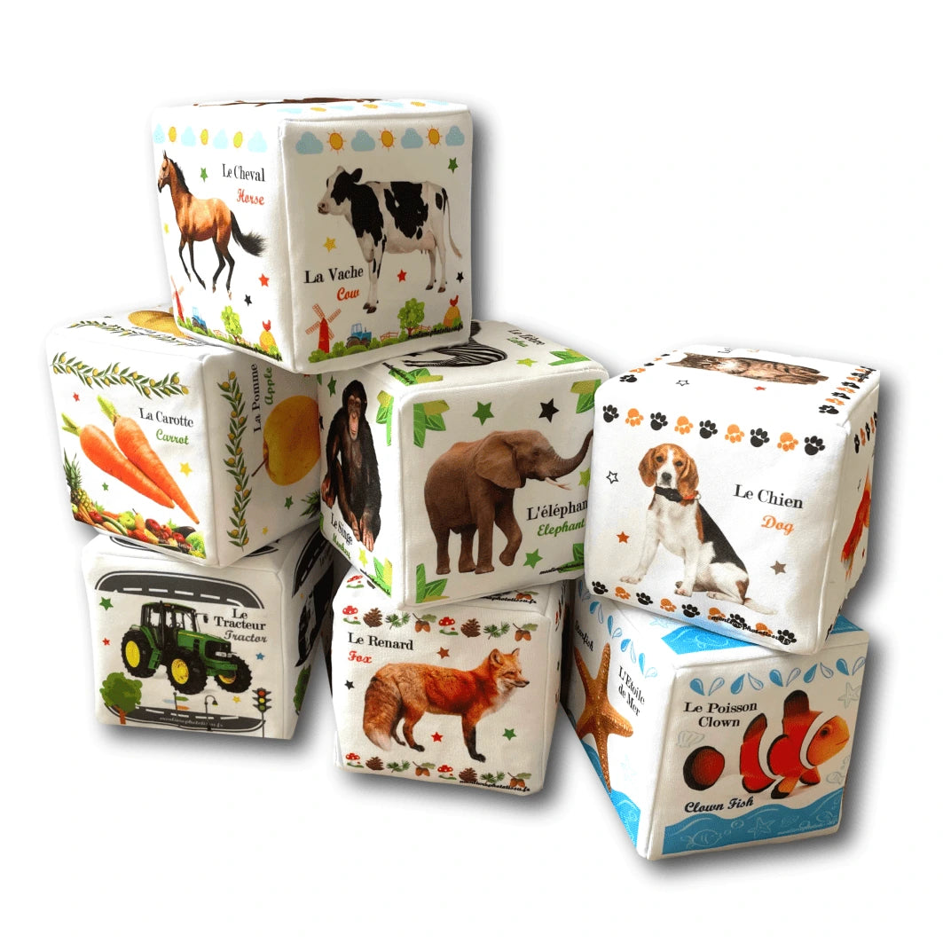 cube d'éveil jouet premier age bébé apprentissage language